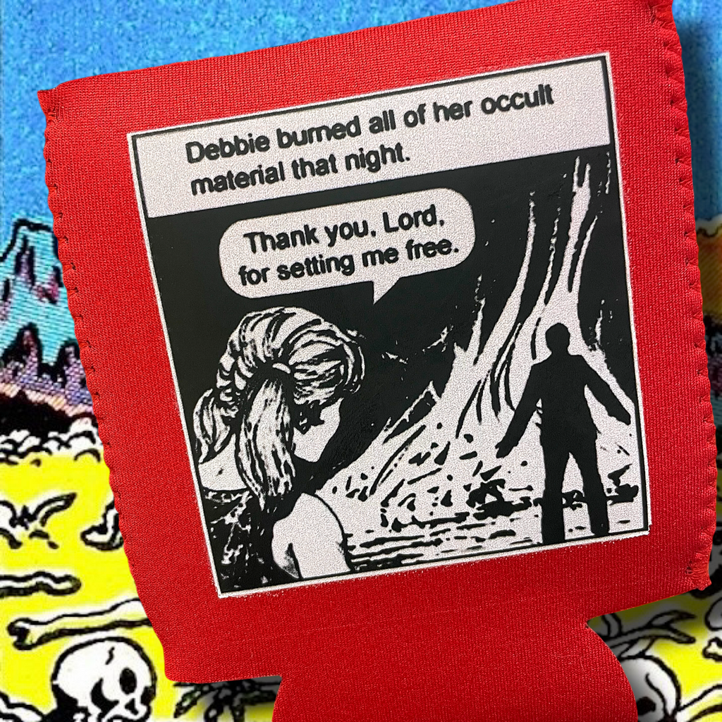 Jack Chick Koozie - “Occult Debbie”