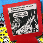 Jack Chick Koozie - “Occult Debbie”
