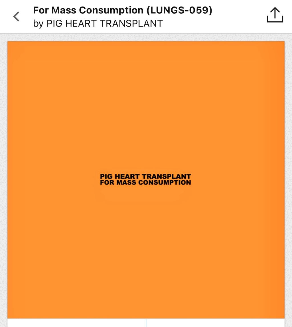 Pig Heart Transplant “For Mass Consumption” - Embroidered Hat