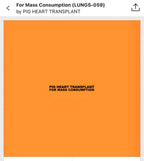 Pig Heart Transplant “For Mass Consumption” - Embroidered Hat