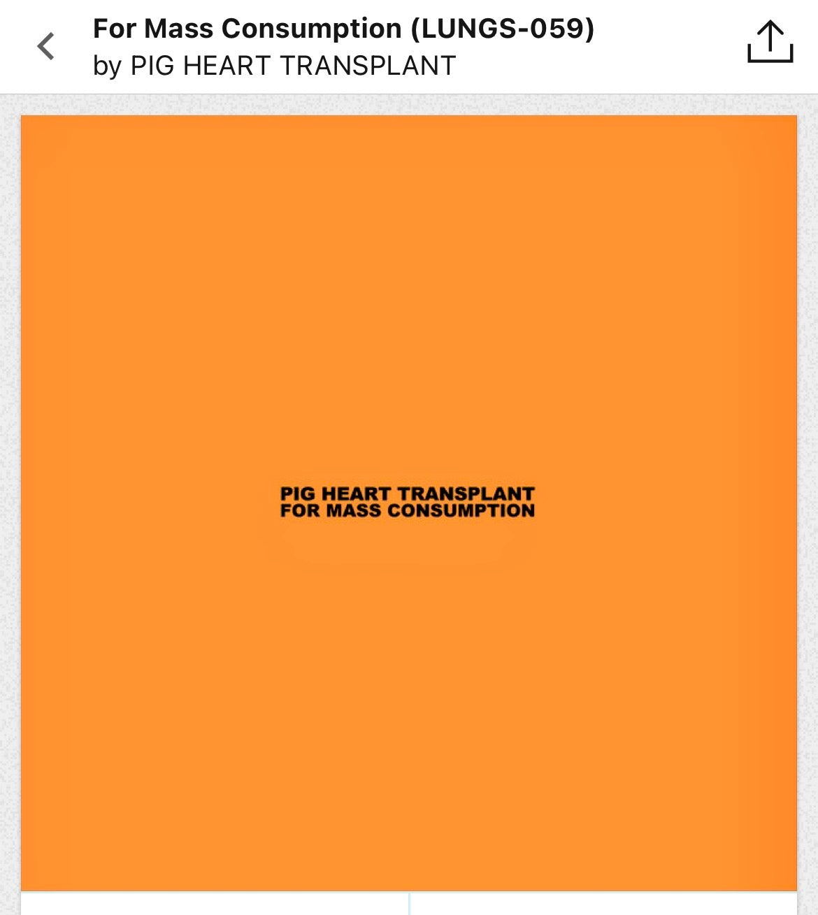 Pig Heart Transplant “For Mass Consumption” - Embroidered Hat