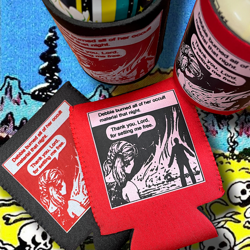 Jack Chick Koozie - “Occult Debbie”