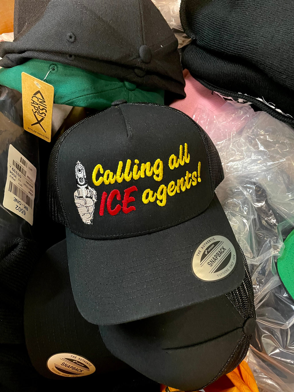 Calling All ICE Agents! - Embroidered Hat