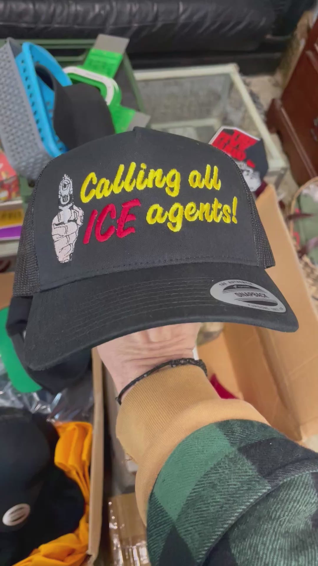 Calling All ICE Agents! - Embroidered Hat